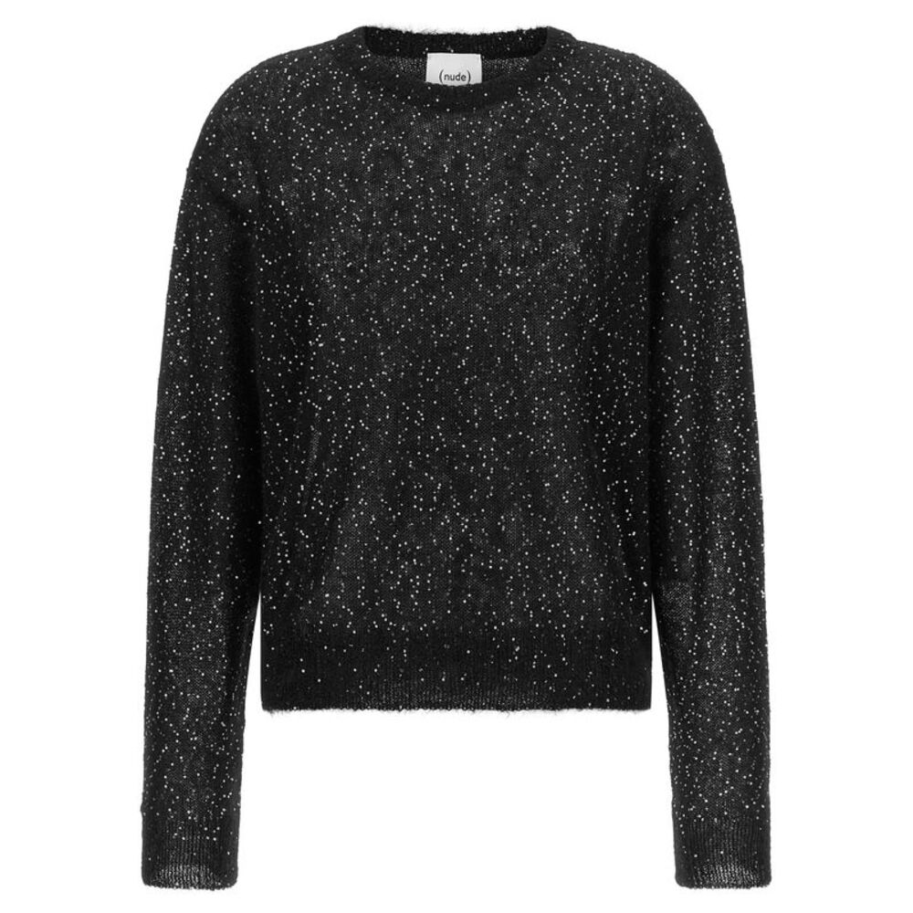 Nude Women Micro Sequin Sweater